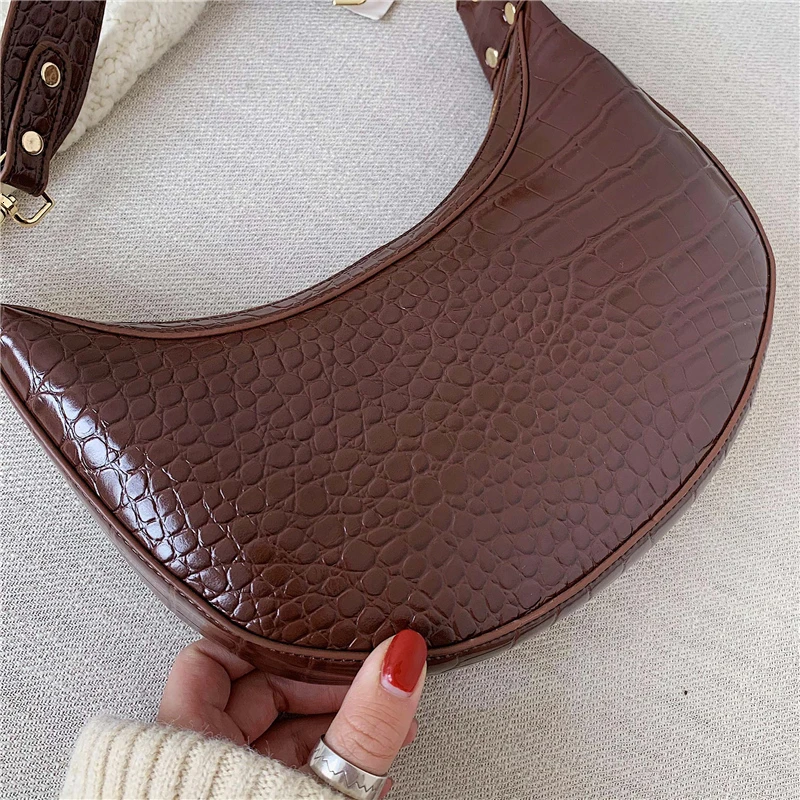 Fashion Stone Pattern PU Leather Crossbody Bags For Women Small Shoulder Messenger Bag Lady Phone Handbags And Purses