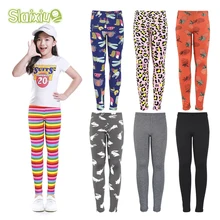 Леггинсы для девочек; хлопковые брюки для малышей; детская одежда; Детские эластичные леггинсы с цветочным принтом; милые удобные штаны для девочек