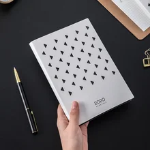 Новый 2020 полый кожаный планировщик A5 Органайзер Еженедельный
