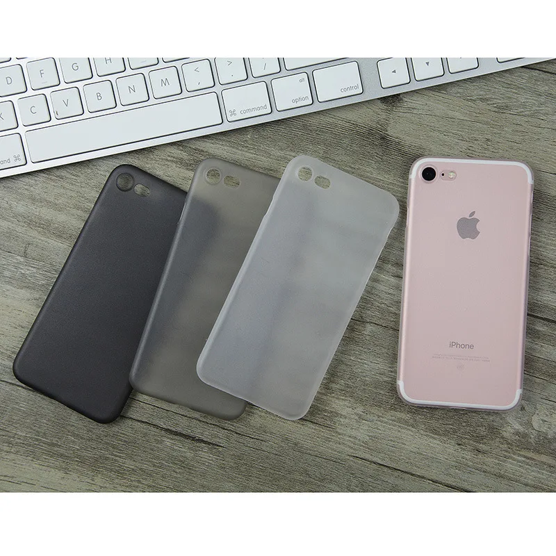 

For iPhone 8 Ultra-thin Soft Cover Phone Shell for iPhone 6 6S 7 8 Plus X XS XR MAX Cases Soft Transparent Matte PP Phone Case