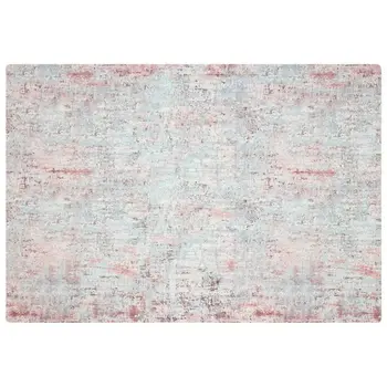 

Apex Azura 3 'x 7' Microfiber Pink/Gray Runner Rug