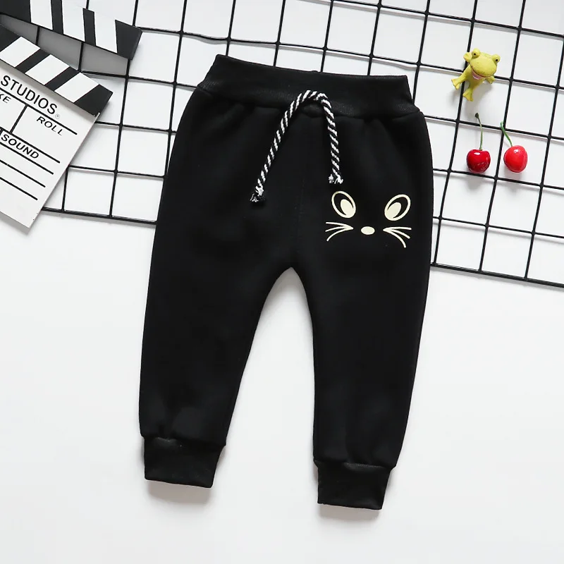 Г. Осенние новые стильные детские штаны с бархатом в Корейском стиле, супер мягкие детские штаны из чистого хлопка