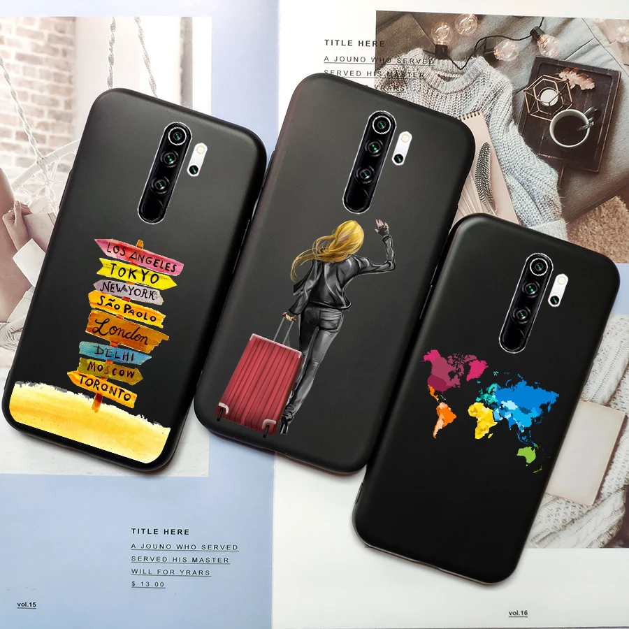 Чехол для Xiaomi Mi 9T чехол Redmi 8A Note 8T 8 Pro K20 K30 A3 CC9E силиконовый черный чехол-бампер