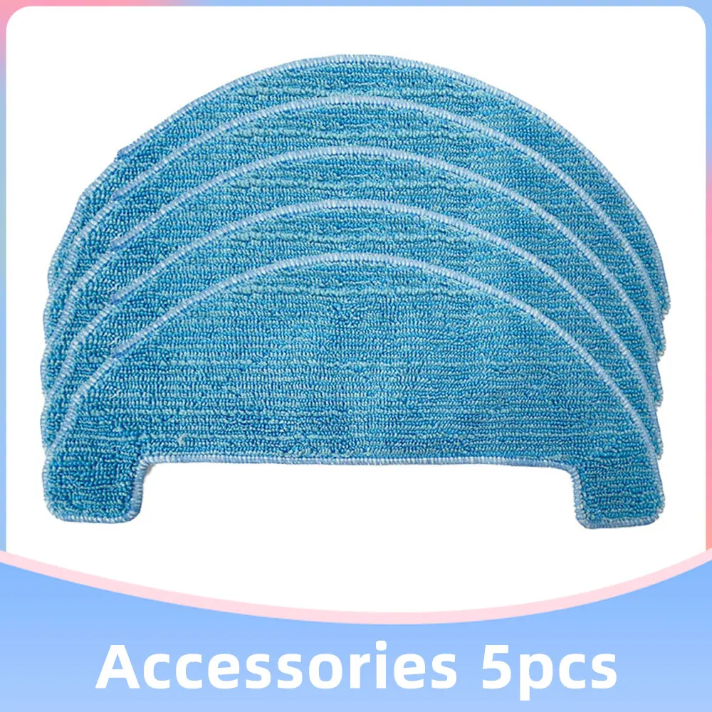 

5 шт. тряпки для мытья и протирания швабры, сменные детали для iLife A7 A9S Genio Deluxe 500 DEXP LF800 аксессуары для робота-пылесоса