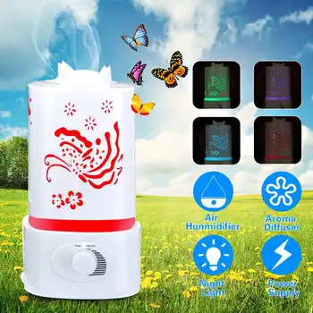 

1.5L Electric Aromas Air Diffuser Ultrasonic Ionizer Humidifier LED Night Light Home Aromatherapy Air Diffuser Purifier Atomizer