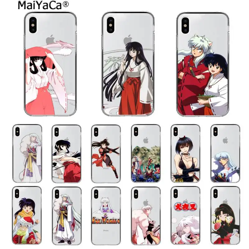 Чехол для телефона MaiYaCa Inuyasha японский аниме iphone SE 2020 11 pro XS MAX 8 7 6 6S Plus X 5 5S XR |