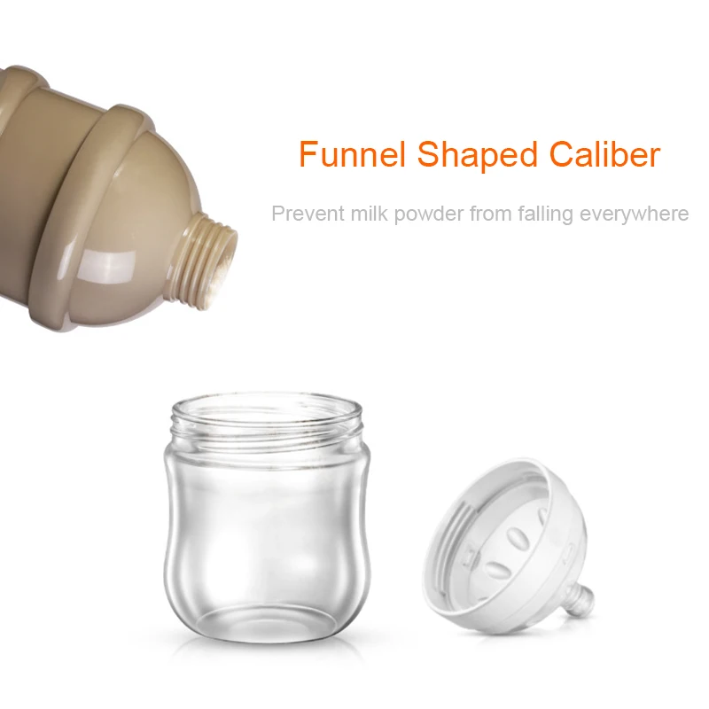 Portable Baby Milk Powder Container 3 Layer Food Container Infant Feeding Mix Layered Milk Powder Dispenser Snack Cup