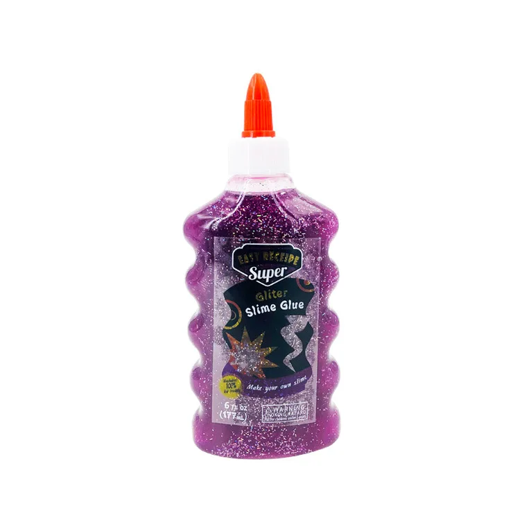 Diy Slyme набор Интеллект игрушка DIY блеск SLIME комплект - Цвет: purple