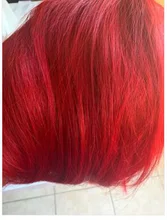 Malaika-peluca recta con corte Bob, pelucas de cabello humano con encaje frontal, 13x4, rojo y azul, brasileño, prearrancado, 180% Remy, pelucas de cabello humano