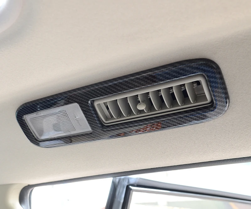 Подходит для Mitsubishi Pajero V80 2007- автомобильный Стайлинг заднее вентиляционное отверстие выход покрытие стикер для отделки 4 шт. авто аксессуары