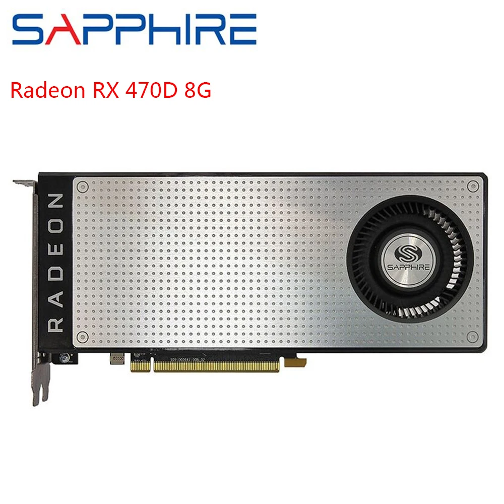 

SAPPHIRE AMD Radeon RX 470D 8GB GDDR5 Graphics Cards Gaming PC Computer Video Card RX470D 256bit PCI Express 3.0 Used Card