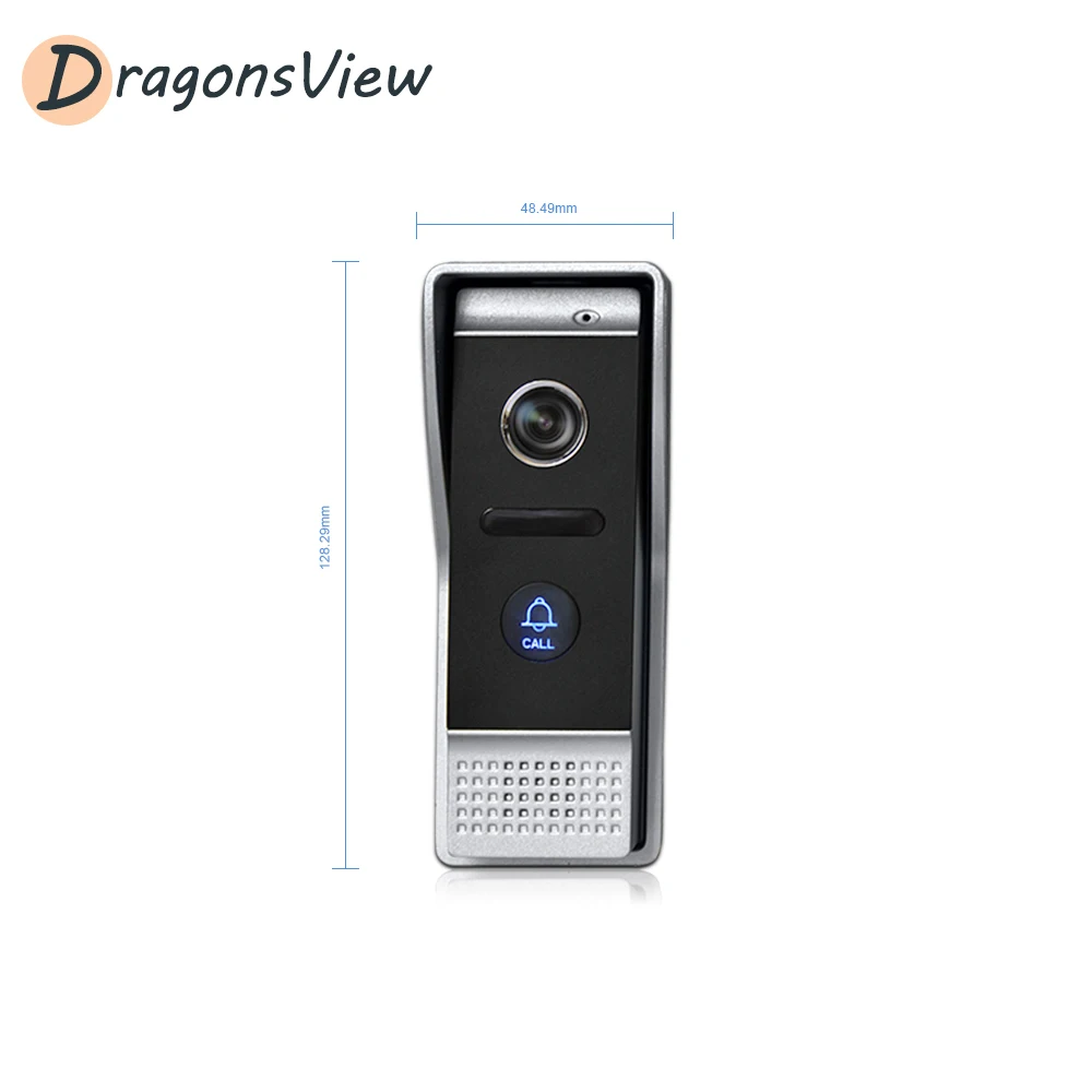 Видеодомофон Dragonsview проводной телефон для домашней двери 4 3 дюйма монитор с 1200