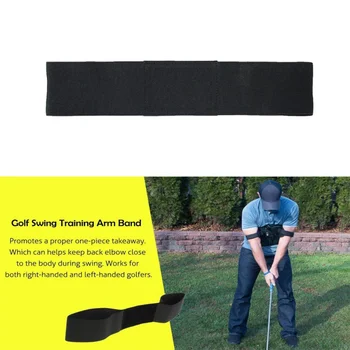 

Golf Practice Arm Posture Motion Black Correction Belt Adjustment Posture Belt Golf Training Aids