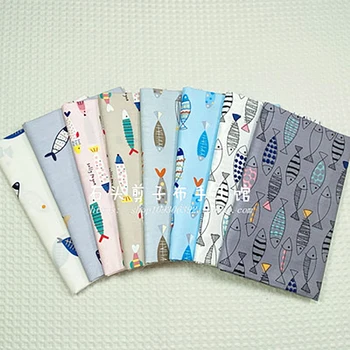 

BIY fish Fabric envio gratis patches iron on patches patch Clothing tapirulan elettrico 50*160cm DIY Cloth cotton fabric