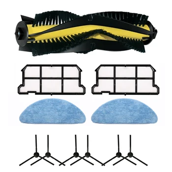 

for Ilife V7 V7S V7S Pro Robotic Vacuum Cleaner Parts Kit Main Brush Side Brush Dust Hepa Filter Mop Cloth Accessories
