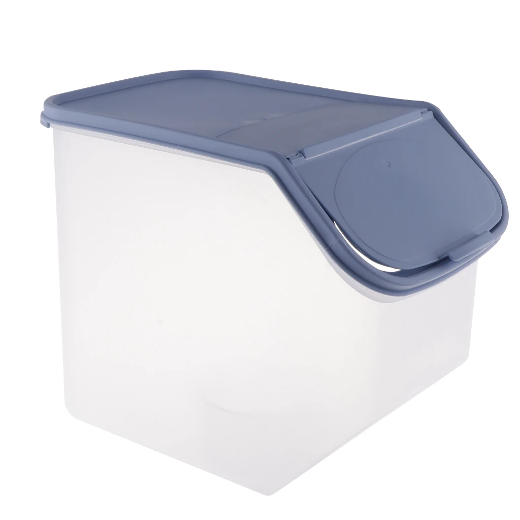  Kitchen   Food   Storage   Container   Box   Beans   Rice   with   Measuring   Cup   Stackable 