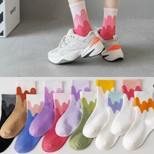 

Combed Cotton Women Socks All-Season Socks Middle Tube Socks New Year Gift Socks