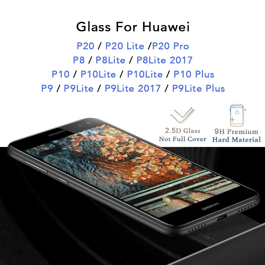 Защитное стекло для huawei P20 Lite P20Pro, защита экрана P10 P9 P8 Plus 9 H, закаленное стекло для P 20 10 9 8 P20lite, пленка