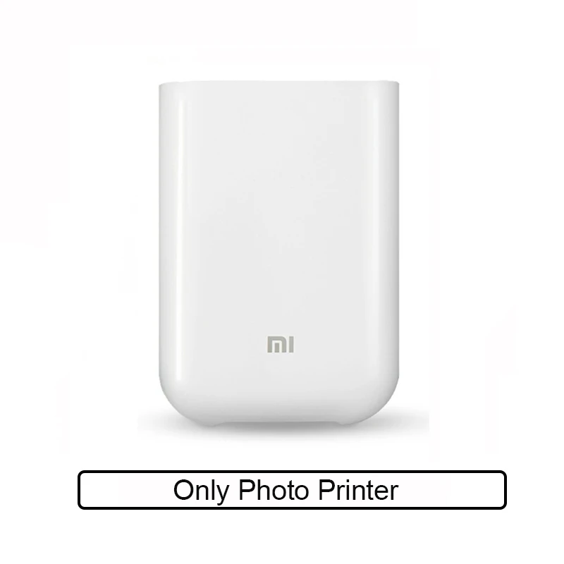 Xiaomi Мини Карманный фотопринтер портативный фотопринтер с DIY Share 500 мАч Bluetooth принтер изображений Mijia AR принтер работает wi-Fi - Цвет: Only Photo Printer