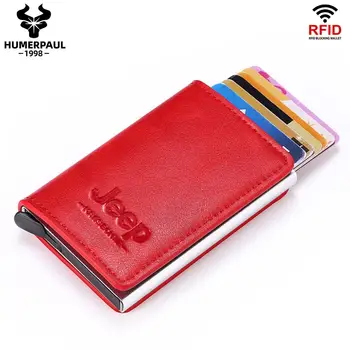 

New Antitheft Card Holder RFID Blocking Men Women Anti-magnetic Bank Credit Card Holder Minimalist Wallet Busienss Case Pocket