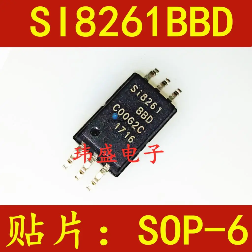 

Фотоэлектрическая Соединительная муфта SI8261 SI8261BBD SOP6, усилитель изоляции, в наличии, 100%, 10 шт.