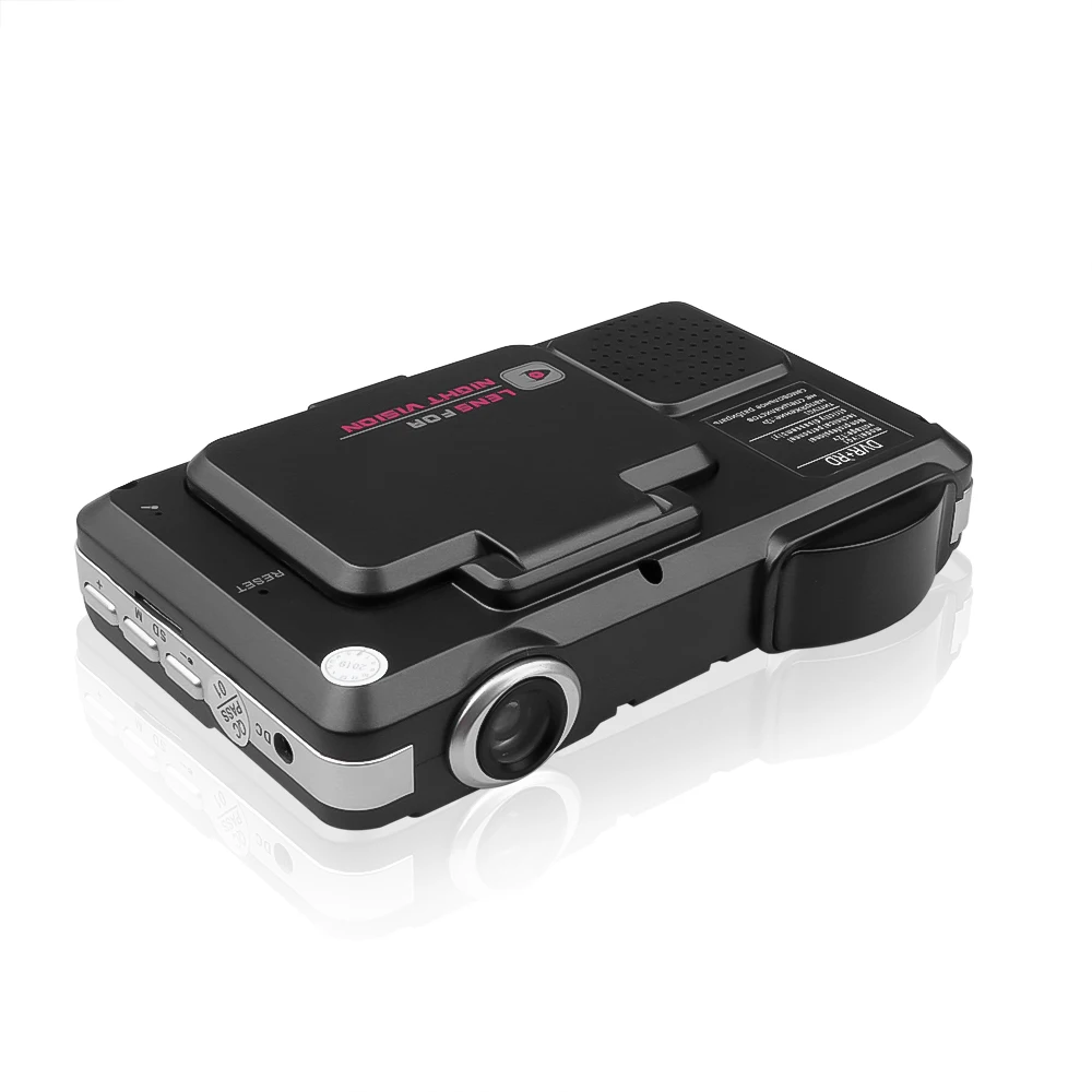 9V~24V 2 In 1 Car Radar DVR Anti Radar Detector 12 languages Driving Recorder Video Camera Flow Detecting Dash Cam Car Detector