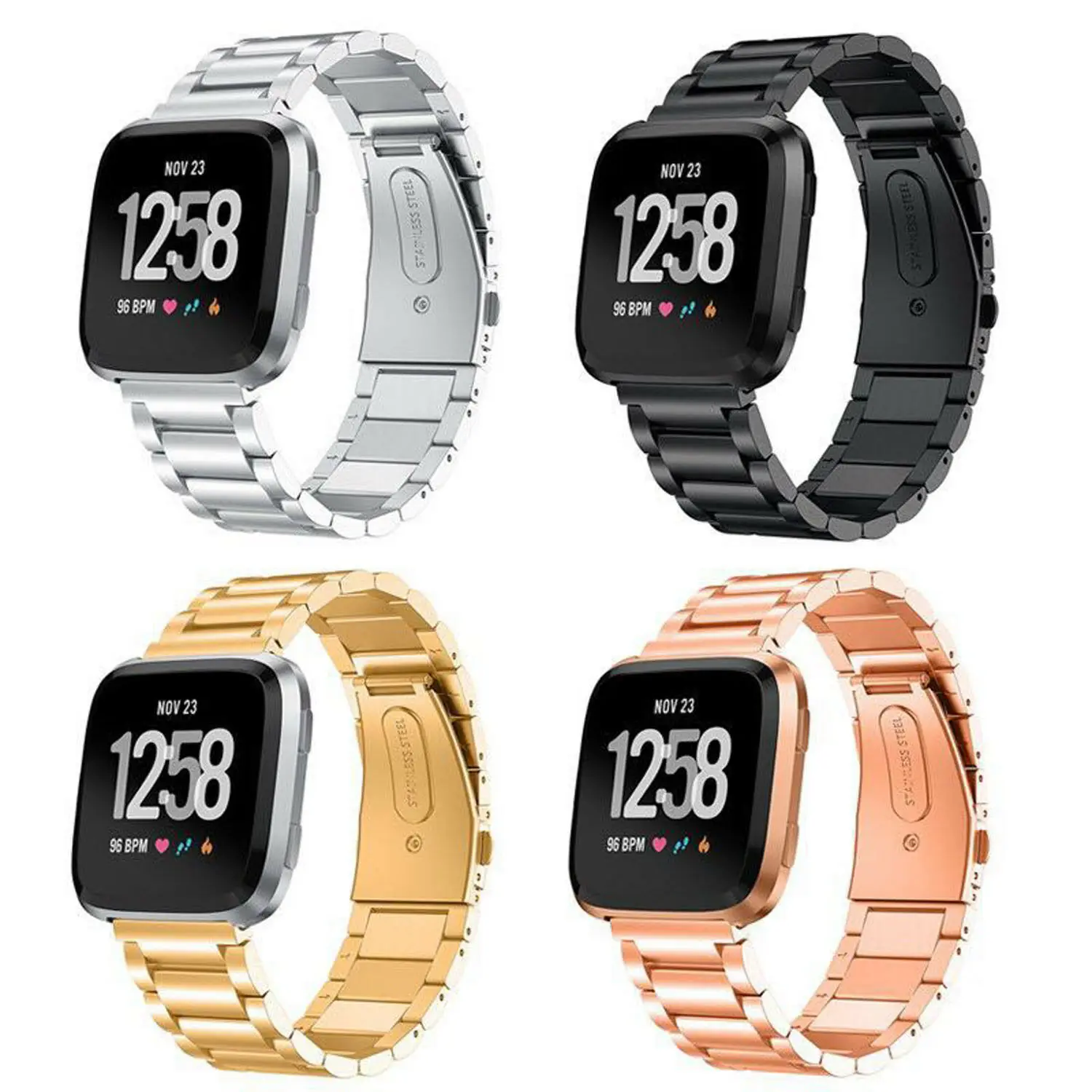 

Браслет из нержавеющей стали для часов Fitbit Versa 2