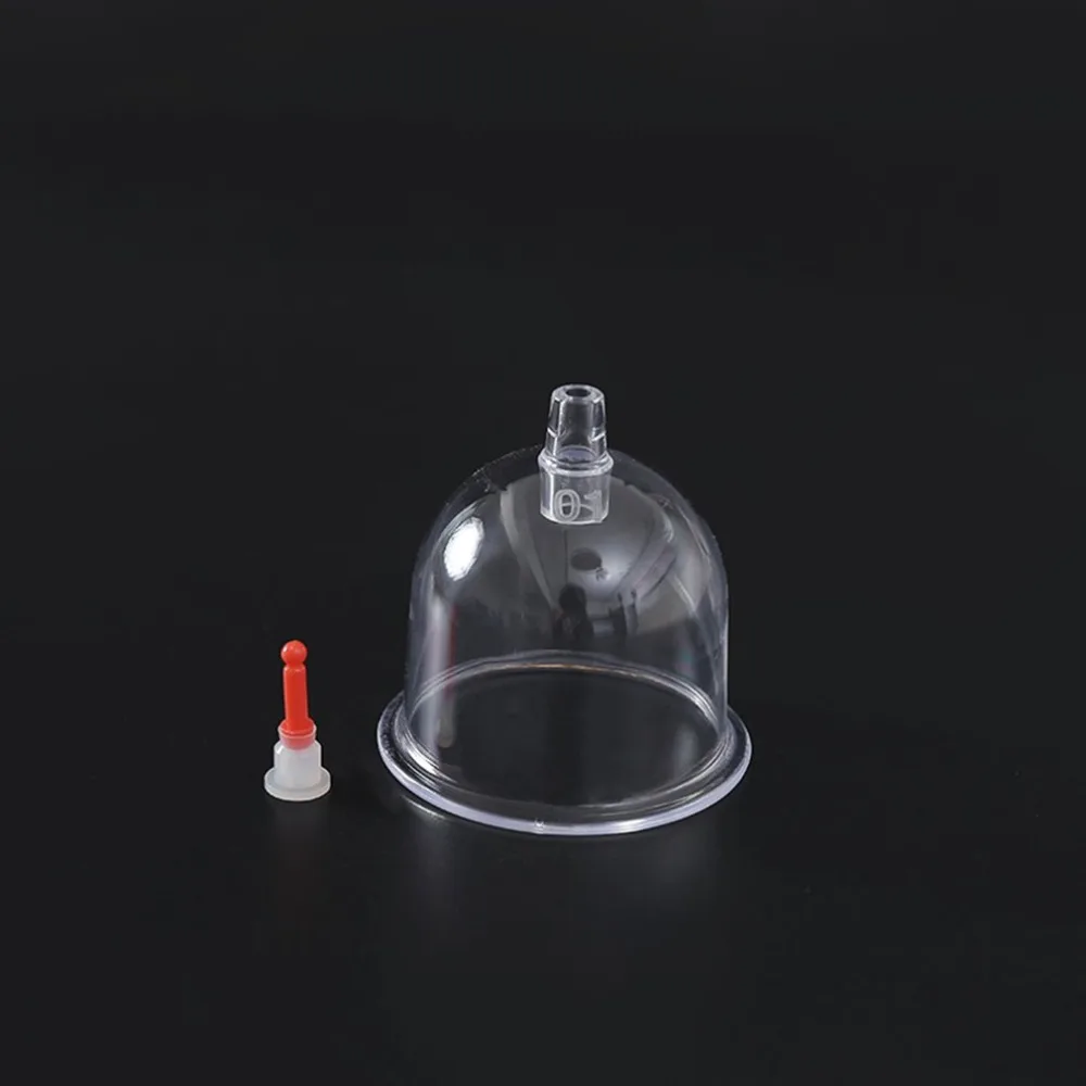 6 Cups Chinese Medical Vacuum Cupping Thicker Acupuncture Massager Suction Cup Therapy Thicken Massage Cans Kit Body Pain Relif-8
