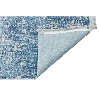 

Apex Lucca 3 'x 10' Polypropylene Blue Runner Rug
