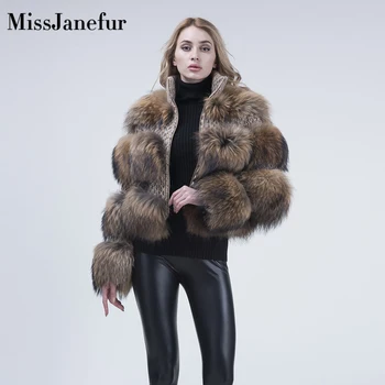 

Real Raccoon fur coat overcoat Wholesale fur coat costom fur jacket long sleeve winter overcoat outwear real raccoon fur coat