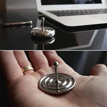 Jouet Spinner anti Stress en métal, goutte d'eau, Gyro torsadé à la main, de bureau, anti Stress, pour enfants et adultes, bout des doigts