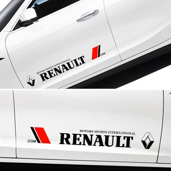 

2PCS Hot Selling Car Body Decals For RENAULT ARKANA Alaskan KOLEOS Espace Frendzy Car Side Stickers Auto Accessories Car Styling