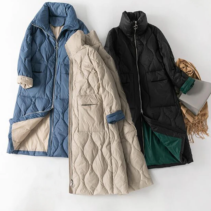 SEDUTMO Winter Long  Oversize Duck Down Jackets