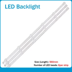 Bande de rétro éclairage LED (3), pour réf. STV LC32T880WL STV LC32T840WL SVJ320AL6 LB C320X14 E12 L G2 SE3 LB M320X13 E1 A G1 SE2 SVJ320AG2 
