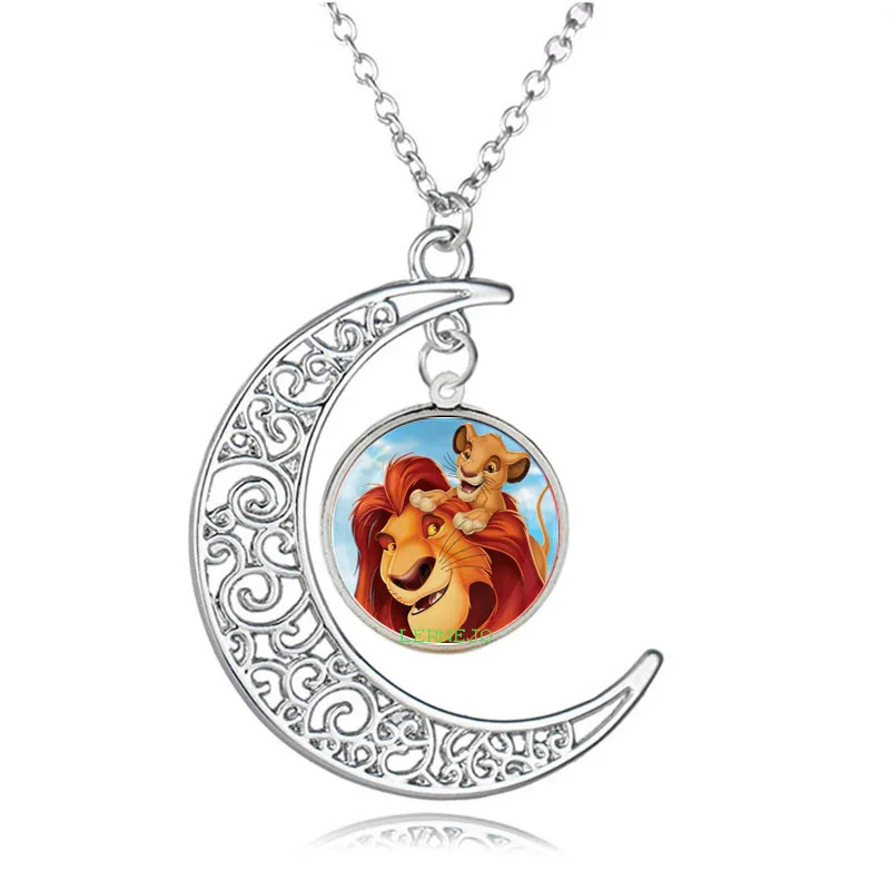 Simba Король Лев значок-подвеска ювелирное ожерелье rey leon le roi Lion Simba детское ожерелье для детей ювелирные изделия - Metal Color: 8
