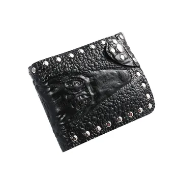 

ORCADIAN Wallet Short Men's Wallet Dark Crossover Snap Button Wallet Multi-Function Card Pack Wallet Mobile Phone Bag Party