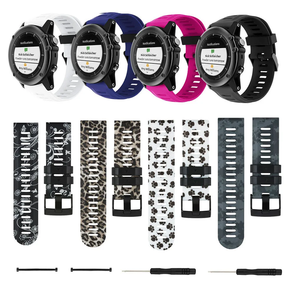 Сменные ленты Baaletc для часов Garmin Fenix 3/Fenix 5X спортивные ремешки смарт 3 HR/Fenix