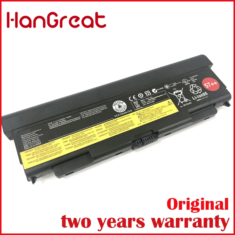 HanGreat Новый аккумулятор для ноутбука Lenovo ThinkPad T440P T540P W540 L440 L540 Seies 45N1144 45N1769 45N1145 45N1148