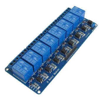 

Hot Sale 5V Electronic Relay Module 8-Channel Shield for 51 AVR ARM Logic