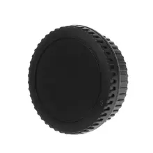 Rear Lens Body Cap Camera Cover Set Dust Screw Mount Protection Plastic Black Replacement for Canon EOS EF EFS 5DII 5DIII 6D fuselage cover lens cap set for canon eos m