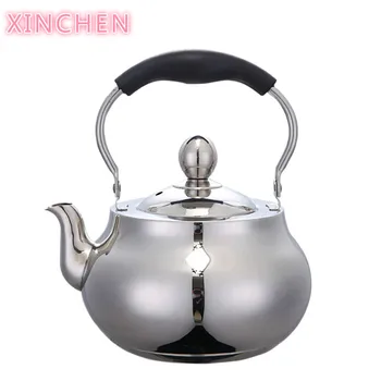 

Xinchen 2020 Stainless Steel Teapot Large Capacity Tea Set Mesh Filter Cast Iron Teapot Hotel Restaurant Supplies