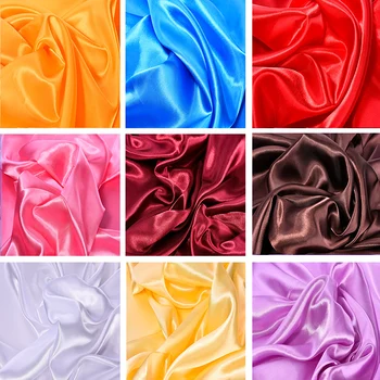 

Satin Fabric with 150x500cm Width Used for Wedding Divide Decoration of Clothing Stage Parties