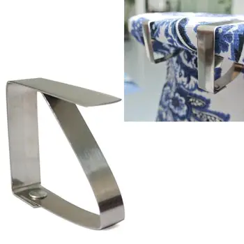 

Stainless Steel Clamp Holder Tablecloth Clip Cloth Cover Clamp Map Table Holder Party for Prom Convenient Wedding