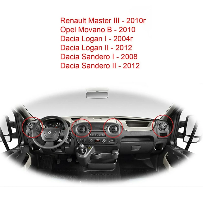 Interior Air Vent Cover Renault Dacia Logan Sandero Master 3 Opel LADA