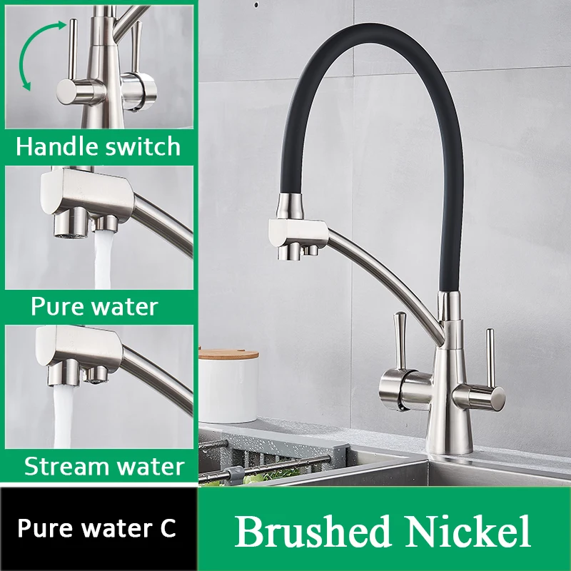 Brushed nickel