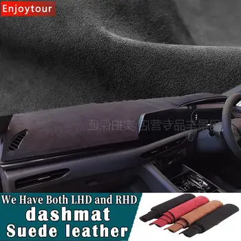 

Car-styling Suede Leather Dashmat Dashboard custom Cover Pad Dash Mat Carpet For hyundai sonata DN8 G8 2020 2021 RHD