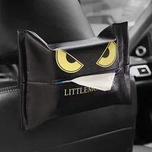 Автомобильная подвесная коробка из ткани, дизайн, автомобильное сиденье, задняя коробка для салфеток, держатель, красивые автомобильные аксессуары