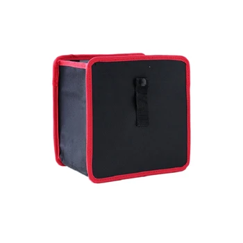 

Portable Car Trash Can Hanging Wastebasket Back Seat Storage Bag Organizer Box