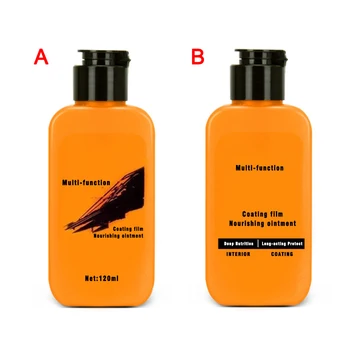 

New Auto Leather Renovated Coating Paste Maintenance Agent for Seat Center Console 120ml Cleaner