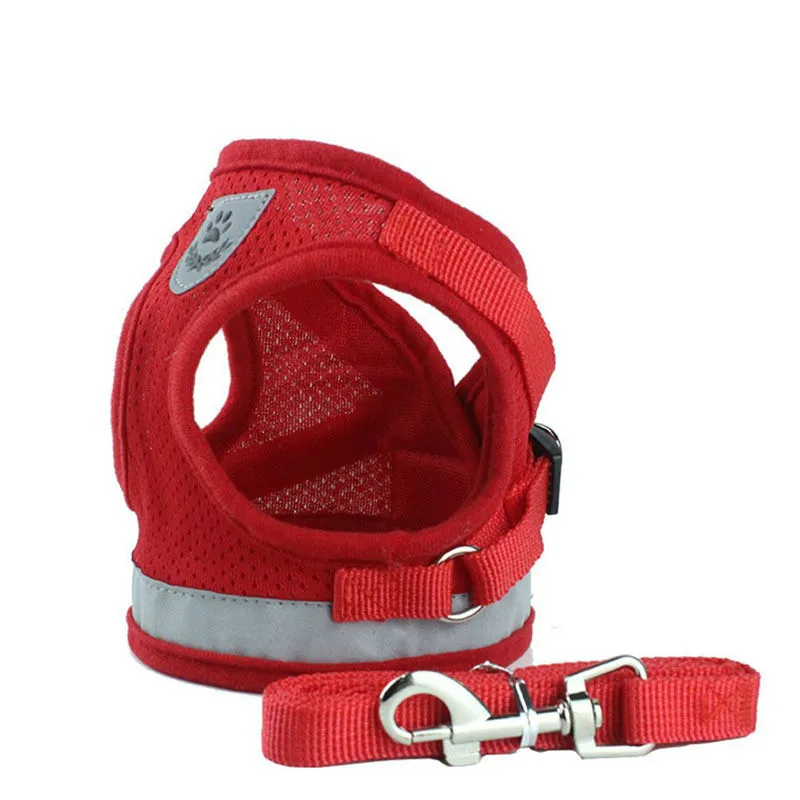 

Reflective Mesh Pet Dog Collar Leah Harne Set for Small Medium Large Nylon Puppy Cat